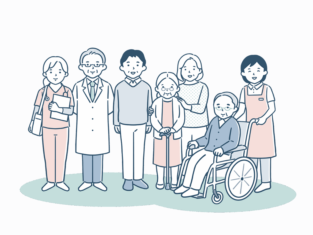 在宅医療のイラスト