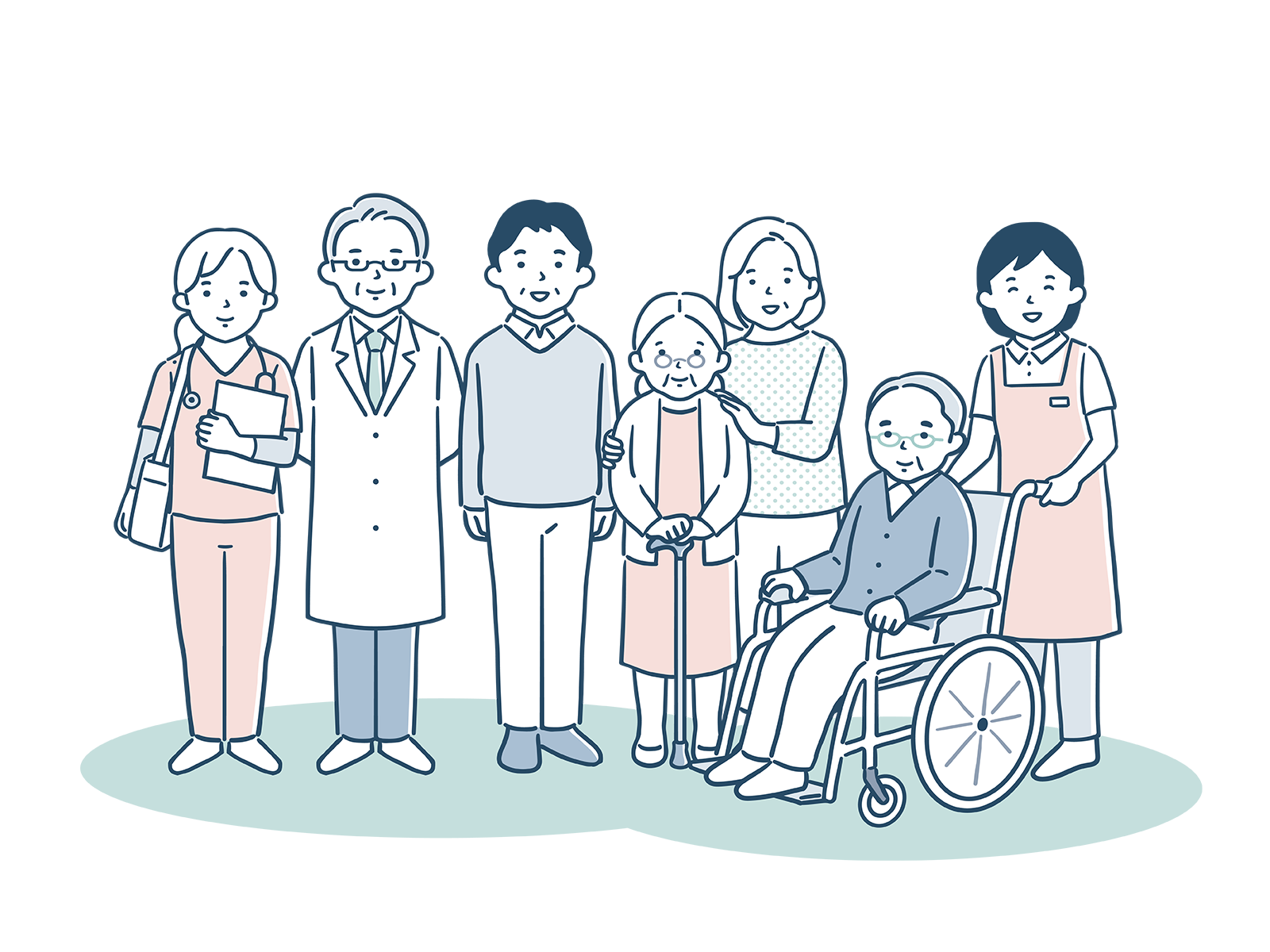 在宅医療のイラスト